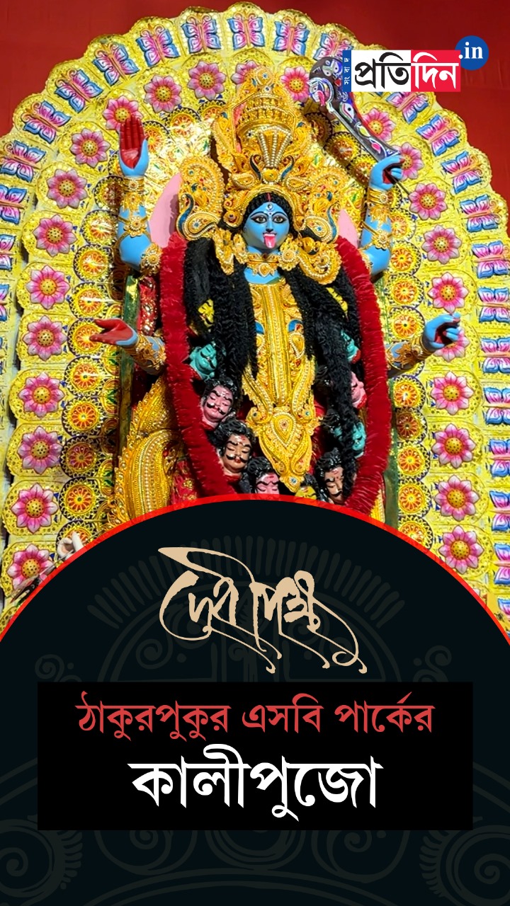 Kali Pujo 2025 | ঠাকুরপুকুর এসবি পার্কের কালীপুজো